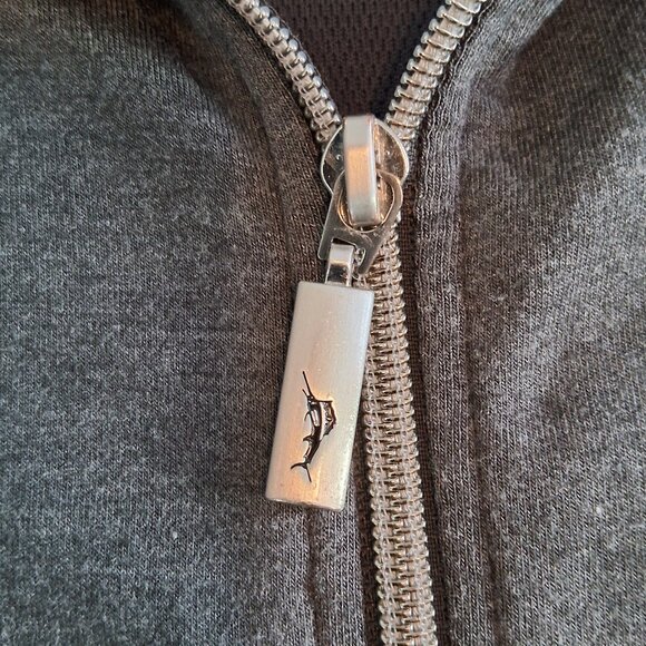 Tommy Bahama zip-up sweater jacket - Picture 5 of 10